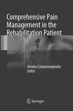Couverture de l’ouvrage Comprehensive Pain Management in the Rehabilitation Patient