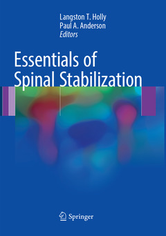 Couverture de l’ouvrage Essentials of Spinal Stabilization 