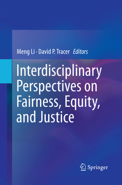 Couverture de l’ouvrage Interdisciplinary Perspectives on Fairness, Equity, and Justice