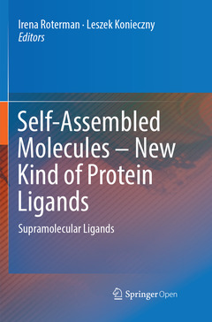Couverture de l’ouvrage Self-Assembled Molecules – New Kind of Protein Ligands
