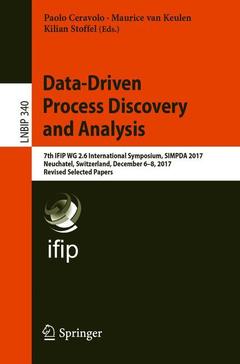 Couverture de l’ouvrage Data-Driven Process Discovery and Analysis