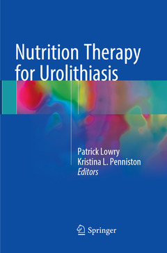 Couverture de l’ouvrage Nutrition Therapy for Urolithiasis