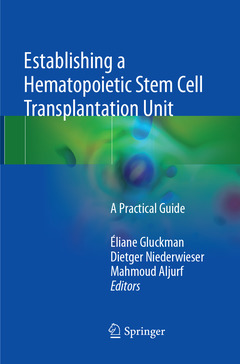Couverture de l’ouvrage Establishing a Hematopoietic Stem Cell Transplantation Unit 