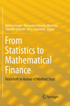 Cover of the book From Statistics to Mathematical Finance