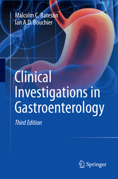 Couverture de l’ouvrage Clinical Investigations in Gastroenterology