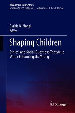 Couverture de l’ouvrage Shaping Children