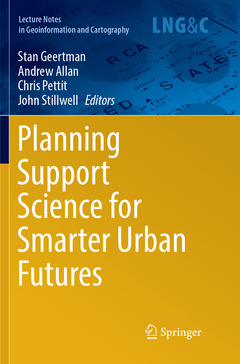 Couverture de l’ouvrage Planning Support Science for Smarter Urban Futures
