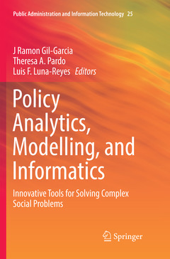 Couverture de l’ouvrage Policy Analytics, Modelling, and Informatics
