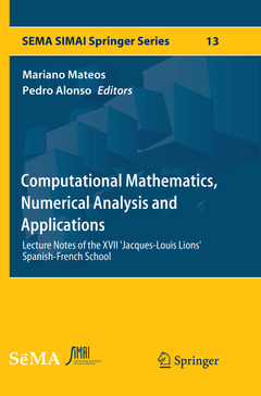 Couverture de l’ouvrage Computational Mathematics, Numerical Analysis and Applications