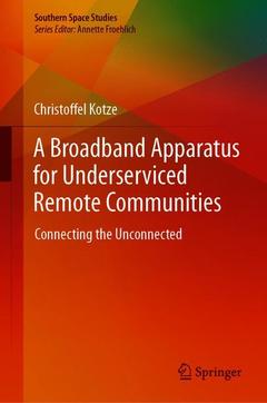 Couverture de l’ouvrage A Broadband Apparatus for Underserviced Remote Communities