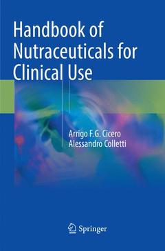 Cover of the book Handbook of Nutraceuticals for Clinical Use