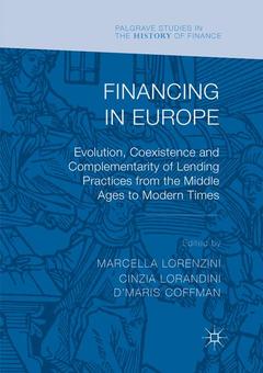Couverture de l’ouvrage Financing in Europe