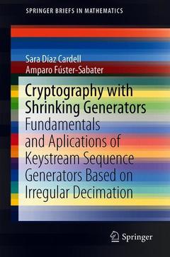 Couverture de l’ouvrage Cryptography with Shrinking Generators