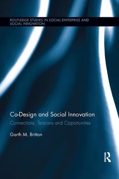 Couverture de l’ouvrage Co-design and Social Innovation