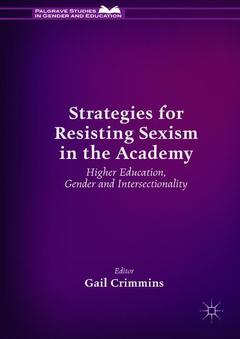 Couverture de l’ouvrage Strategies for Resisting Sexism in the Academy