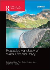 Cover of the book Routledge Handbook of Water Law and Policy