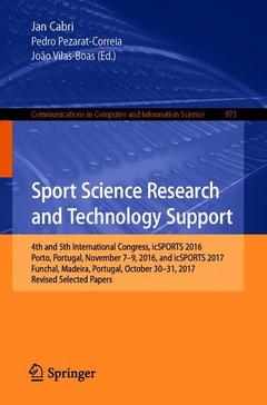Couverture de l’ouvrage Sport Science Research and Technology Support