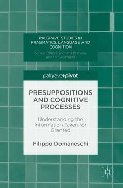 Cover of the book Presuppositions and Cognitive Processes