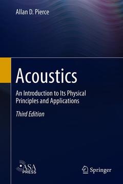 Couverture de l’ouvrage Acoustics