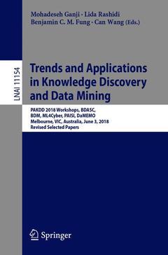 Couverture de l’ouvrage Trends and Applications in Knowledge Discovery and Data Mining