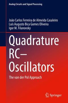 Couverture de l’ouvrage Quadrature RC−Oscillators