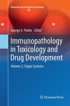 Couverture de l’ouvrage Immunopathology in Toxicology and Drug Development