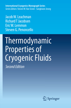 Couverture de l’ouvrage Thermodynamic Properties of Cryogenic Fluids