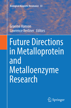 Couverture de l’ouvrage Future Directions in Metalloprotein and Metalloenzyme Research