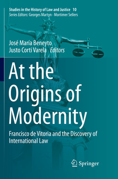 Couverture de l’ouvrage At the Origins of Modernity