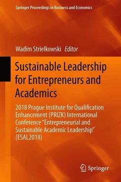 Couverture de l’ouvrage Sustainable Leadership for Entrepreneurs and Academics