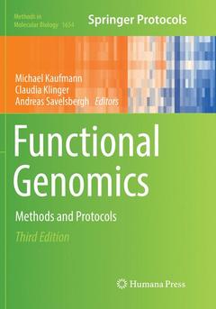 Couverture de l’ouvrage Functional Genomics