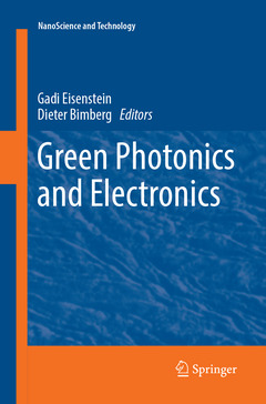 Couverture de l’ouvrage Green Photonics and Electronics
