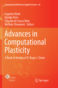 Couverture de l’ouvrage Advances in Computational Plasticity