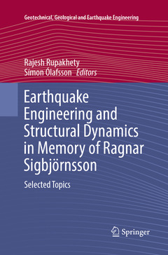 Couverture de l’ouvrage Earthquake Engineering and Structural Dynamics in Memory of Ragnar Sigbjörnsson