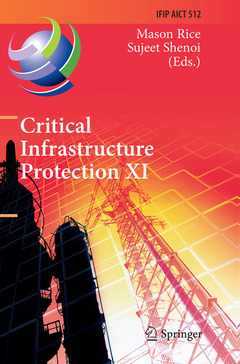 Couverture de l’ouvrage Critical Infrastructure Protection XI
