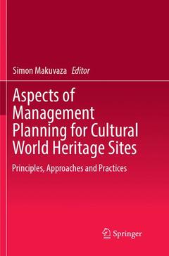 Cover of the book Aspects of Management Planning for Cultural World Heritage Sites