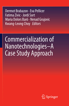 Couverture de l’ouvrage Commercialization of Nanotechnologies-A Case Study Approach