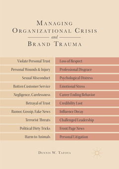 Couverture de l’ouvrage Managing Organizational Crisis and Brand Trauma