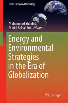 Couverture de l’ouvrage Energy and Environmental Strategies in the Era of Globalization