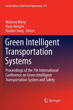 Couverture de l’ouvrage Green Intelligent Transportation Systems