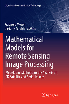 Cover of the book Mathematical Models for Remote Sensing Image Processing