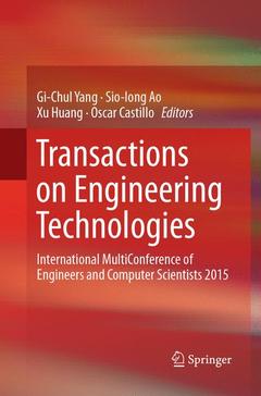 Couverture de l’ouvrage Transactions on Engineering Technologies