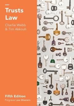 Cover of the book Trusts Law