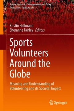 Couverture de l’ouvrage Sports Volunteers Around the Globe