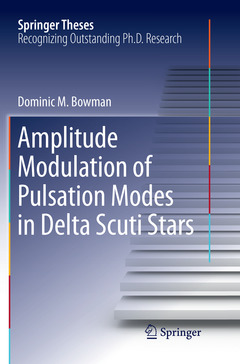 Couverture de l’ouvrage Amplitude Modulation of Pulsation Modes in Delta Scuti Stars 