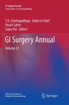 Cover of the book GI Surgery Annual