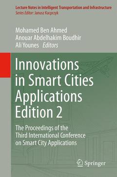 Couverture de l’ouvrage Innovations in Smart Cities Applications Edition 2
