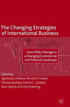 Cover of the book The Changing Strategies of International Business