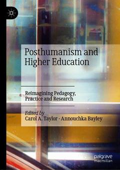 Couverture de l’ouvrage Posthumanism and Higher Education