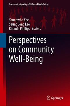 Cover of the book Perspectives on Community Well-Being